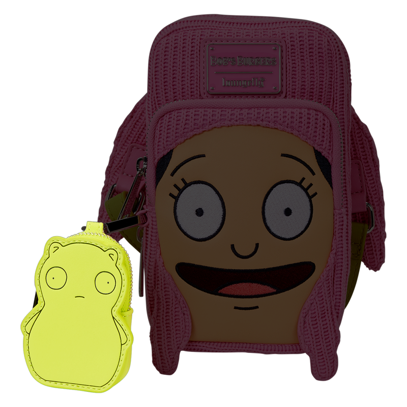 Bob's Burgers Louise Cosplay Cell Phone Crossbody Bag with Glow Coin Bag, , hi-res view 4