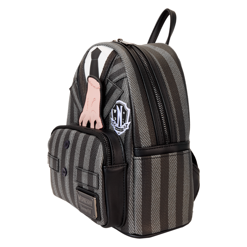 Limited Edition Wednesday Nevermore Academy Uniform Cosplay Mini Backpack, , hi-res view 5