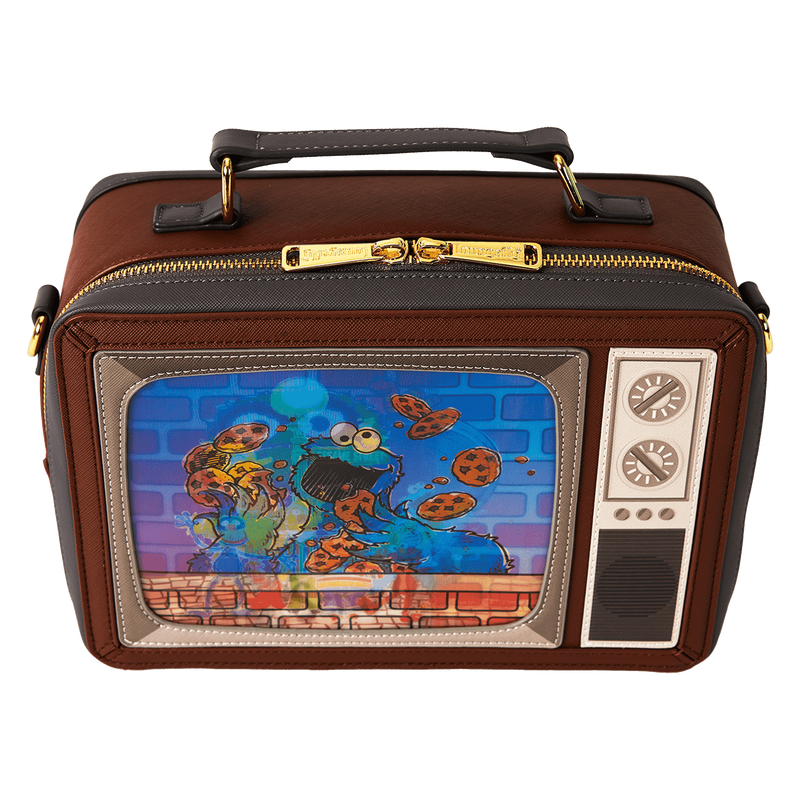 Sesame Street Lenticular Retro TV Triple Lenticular Crossbody Bag, , hi-res view 6