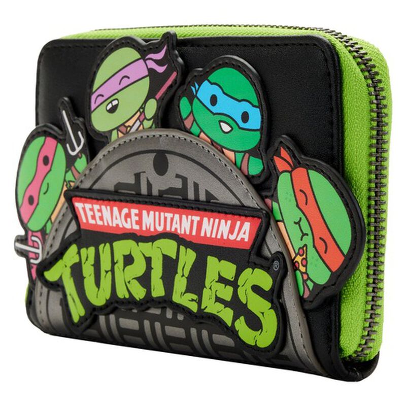 Teenage Mutant Ninja Turtles Sewer Cap Zip Around Wallet, , hi-res view 3