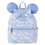 Minnie Mouse Exclusive Iridescent All-Over Print Sequin Ear Mini Backpack, , hi-res view 1