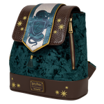 Exclusive Harry Potter Slytherin Banner Velvet Mini Backpack, , hi-res view 4