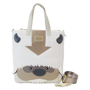 Avatar: The Last Airbender Appa Cosplay Plush Tote Bag with Momo Charm, Image 1