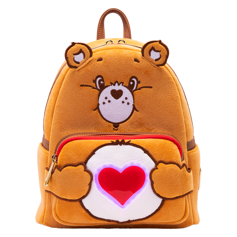 Care Bears Exclusive Tenderheart Bear Plush Cosplay Light Up Glow Mini Backpack, , hi-res view 6