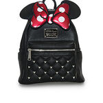 Minnie Mouse Classic Bow Quilted Texture Ear Mini Backpack, , hi-res view 3
