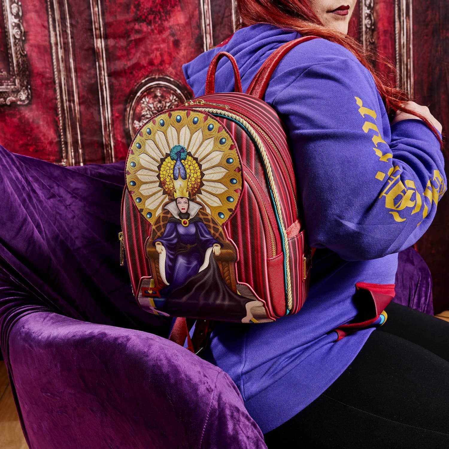 Buy Snow White Evil Queen Throne Mini Backpack at Loungefly