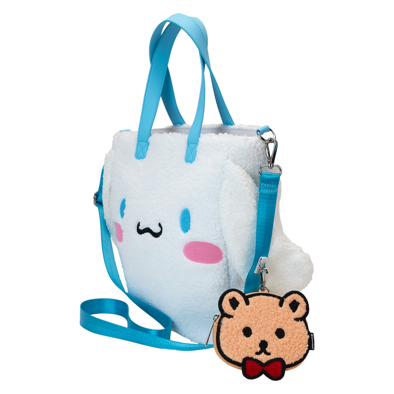 Sanrio Cinnamoroll Cosplay Sherpa Tote Crossbody Bag With Coin Bag, , hi-res view 11