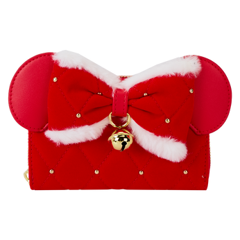 Minnie Mouse Exclusive Santa Suit Cosplay Zip Around Wallet, Image 1