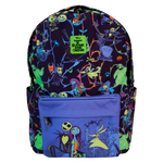 Nightmare Before Christmas Neon Glow All-Over Print Nylon Full-Size Backpack, , hi-res view 1