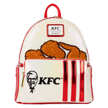 KFC Chicken Bucket Sherpa Mini Backpack, Image 1