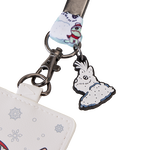 Stitch Holiday Snow Angel Lanyard With Card Holder, , hi-res view 2