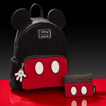 Mickey Mouse Exclusive Plush Corduroy Cosplay Mini Backpack LFlifestyle2 view 3