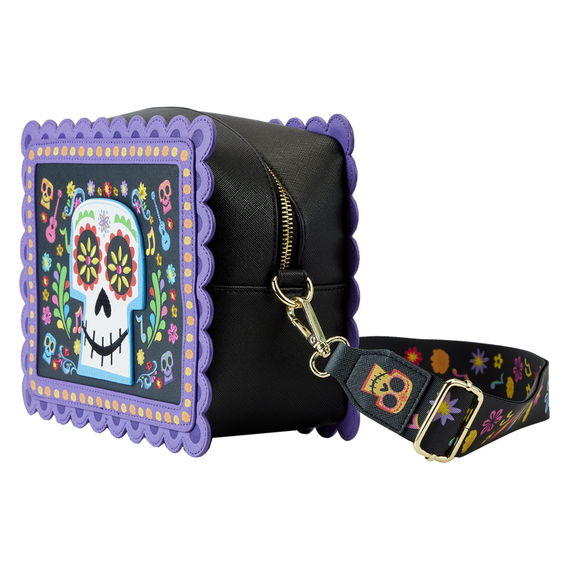 Buy Coco Miguel Calavera Floral Skull Crossbody Bag at Loungefly.