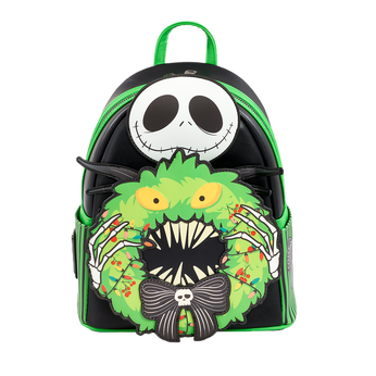 THE NIGHTMARE BEFORE CHRISTMAS WREATH MINI BACKPACK - DISNEY, Image 1