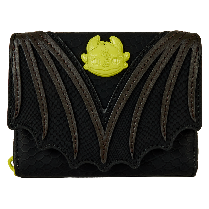 How To Train Your Dragon Night Fury Trifold Wallet, , hi-res view 1
