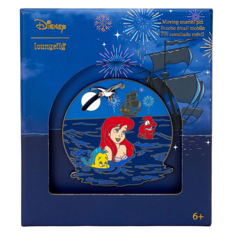 The Little Mermaid Ariel Fireworks Sliding Pin, , hi-res image number 1