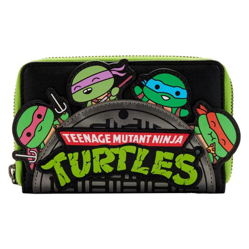Teenage Mutant Ninja Turtles Sewer Cap Zip Around Wallet, , hi-res view 1