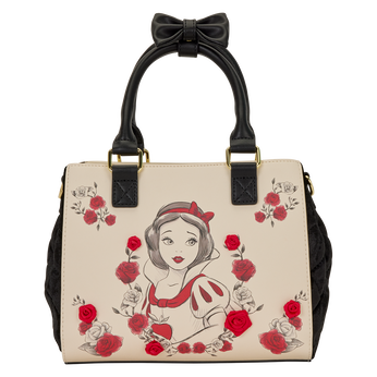 Snow Exclusive White Roses Tote Crossbody Bag, Image 1