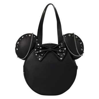 Minnie Mouse Studs & Chains Oversized Figural Tote Bag, , hi-res view 1