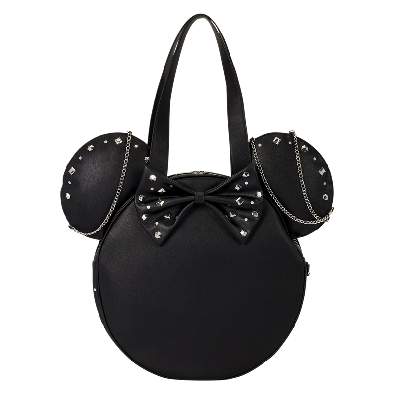 Minnie Mouse Studs & Chains Oversized Figural Tote Bag, , hi-res view 1