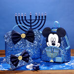 Mickey Mouse Hanukkah Sequin Glow Mini Backpack, , hi-res view 3