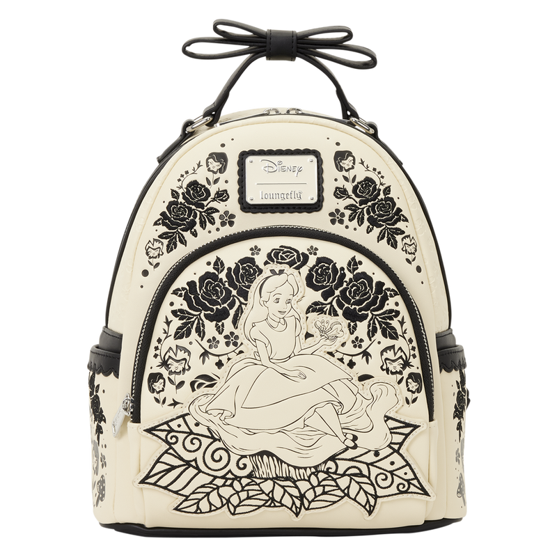 Alice in Wonderland Floral Mini Backpack, , hi-res view 1