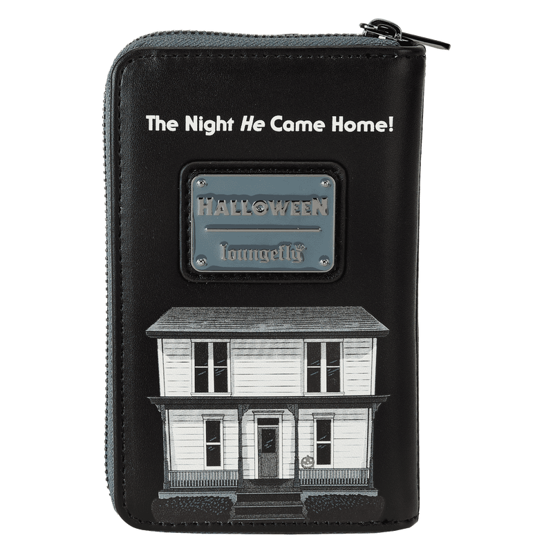 Halloween Michael Myers Glow Mask Cosplay Zip Around Wallet, , hi-res view 7