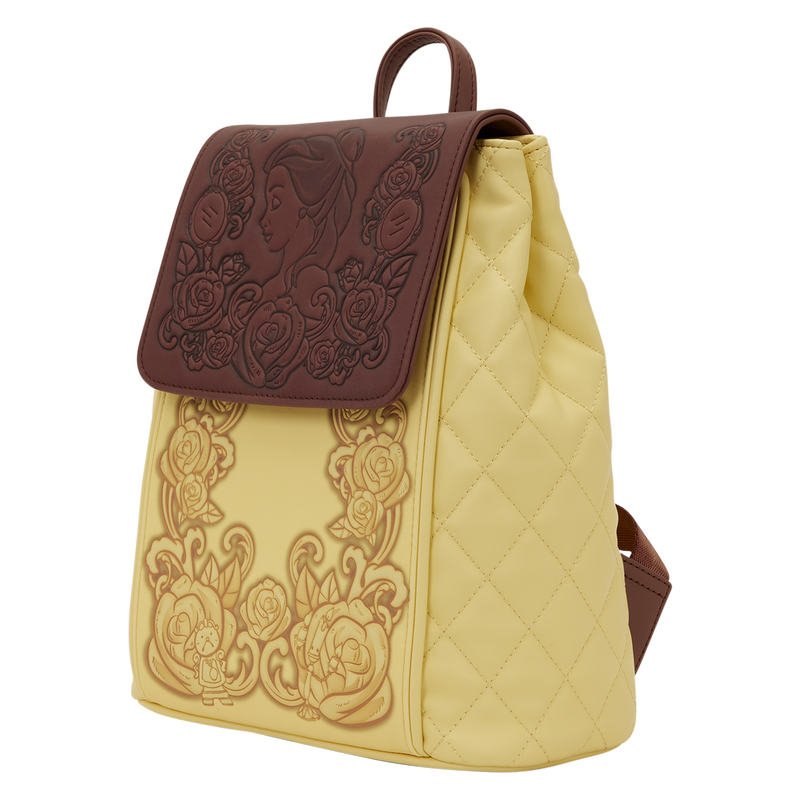 Beauty and the Beast Exclusive Princess Belle Quilted Bucket Mini Backpack, , hi-res view 4