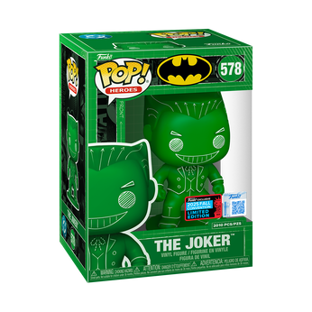 Pop! The Joker (Green Blueprint Deco) with Pop! Protector, Image 2