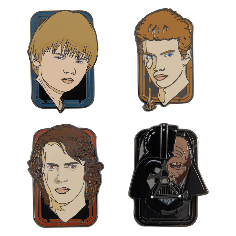 STAR WARS&trade; Exclusive Anakin Skywalker&trade; 4-Pack Pin Set, , hi-res view 3