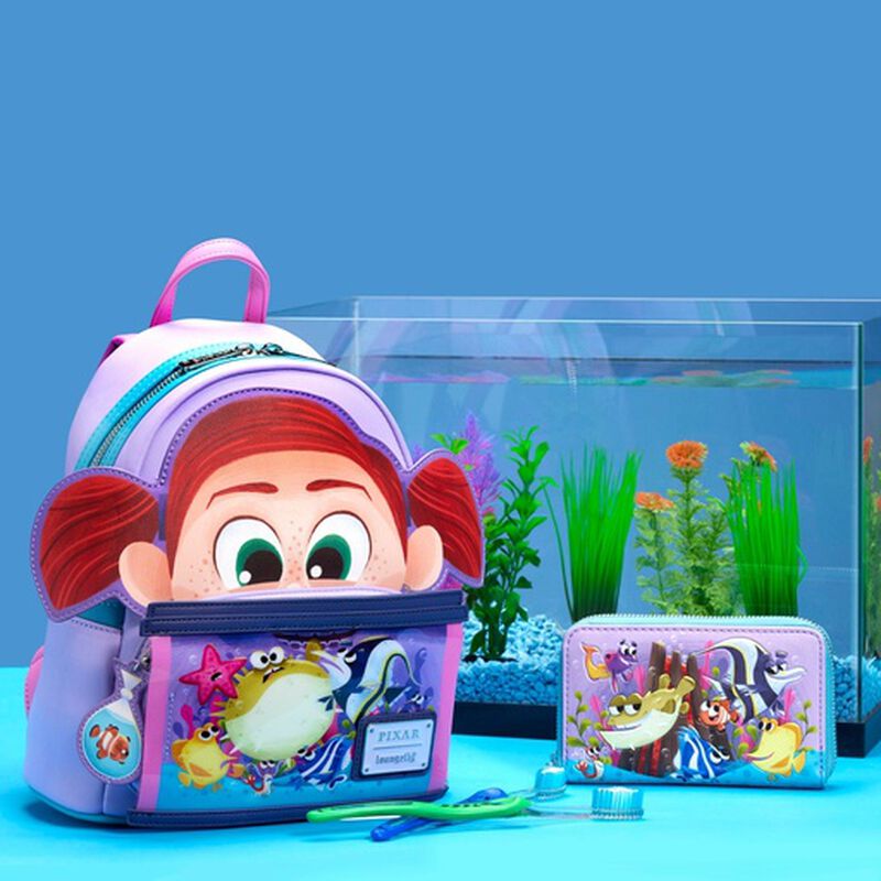 Finding Nemo Fish Tank Zip Around Wallet, , hi-res image number 2