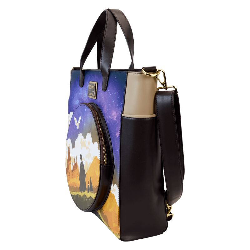 Harry Potter Hogwarts Starry Sky Convertible Backpack & Tote Crossbody Bag, , hi-res view 4