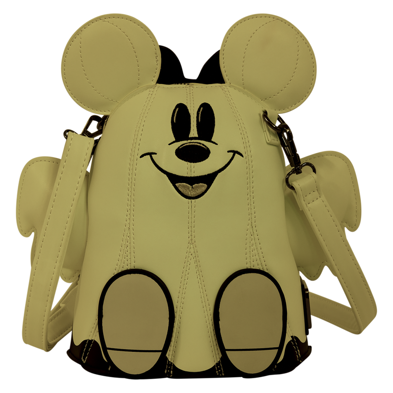 Mickey & Minnie Mouse Ghost Glow Figural Crossbody Bag, , hi-res view 3