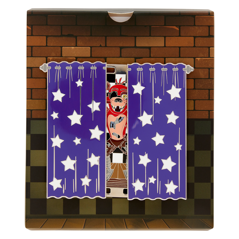NYCC Limited Edition Five Nights At Freddy's Foxy 3" Collector Box Sliding Pin, , hi-res view 2