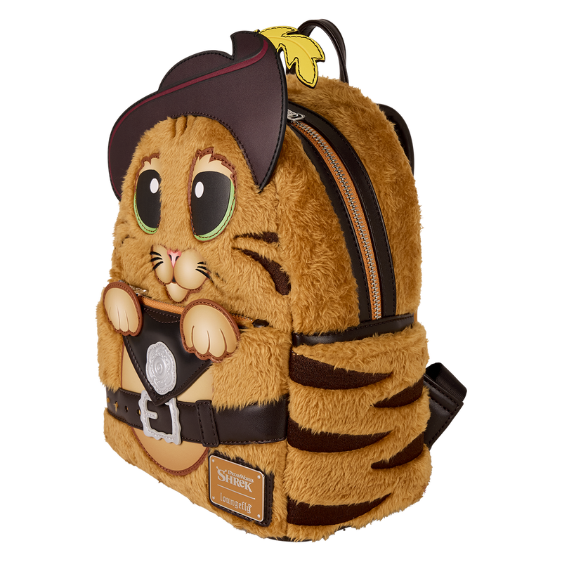 Shrek Puss In Boots Plush Cosplay Mini Backpack, , hi-res view 3