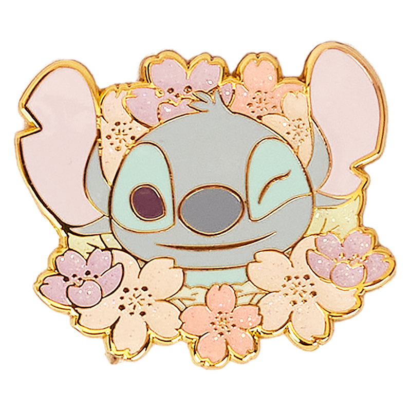 Stitch & Angel Cherry Blossom Mystery Box Pin, , hi-res view 4
