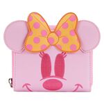 Pastel Ghost Minnie Mouse Glow-in-the-Dark Zip Around Wallet, , hi-res image number 1