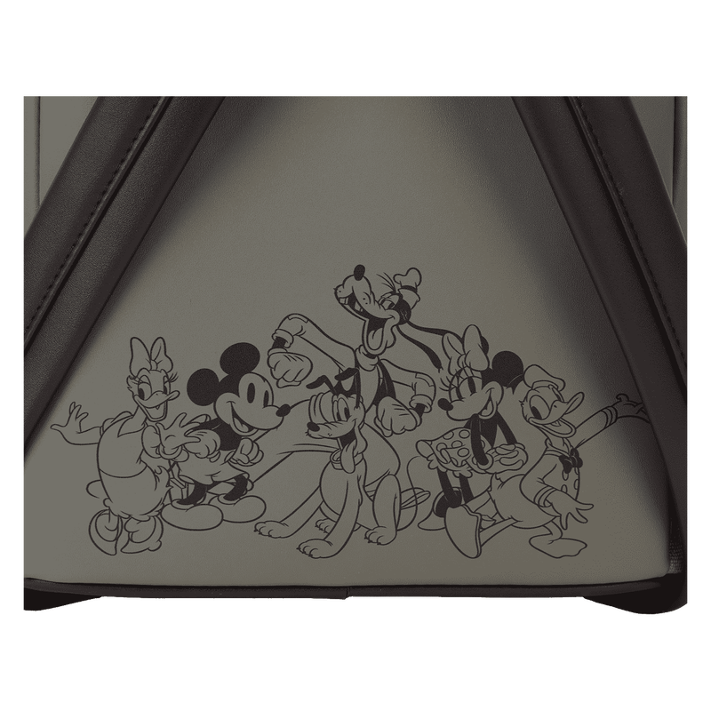 Mickey & Friends Canvas All-Over Print Drawstring Bucket Mini Backpack, , hi-res view 8