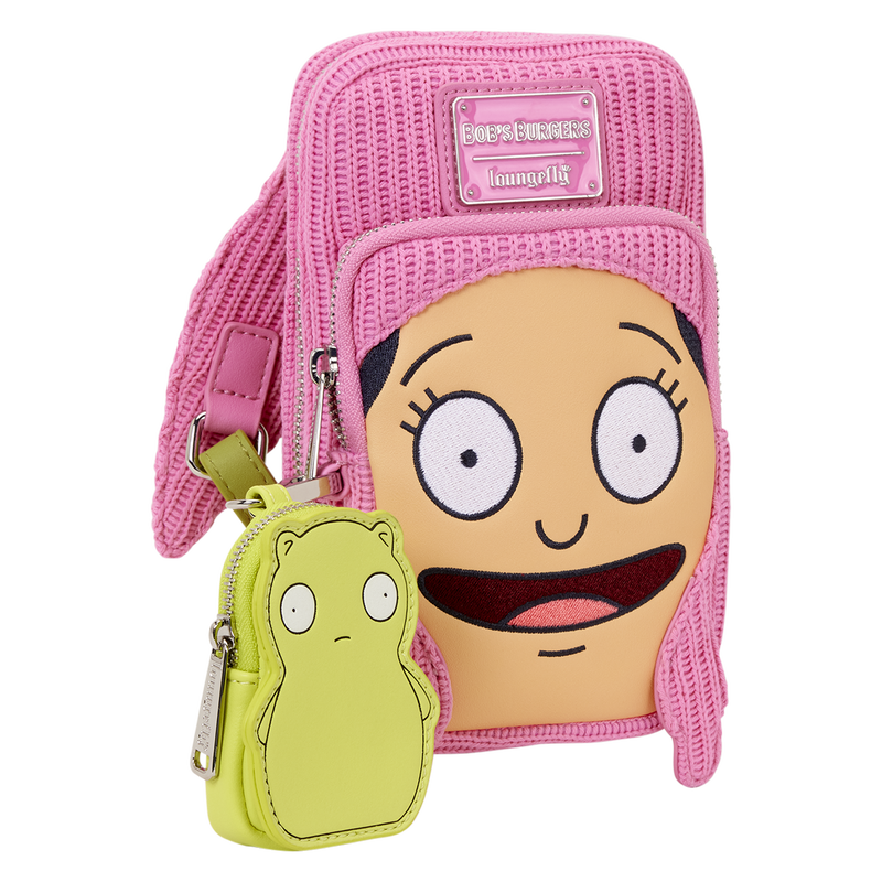 Bob's Burgers Louise Cosplay Cell Phone Crossbody Bag with Glow Coin Bag, , hi-res view 5