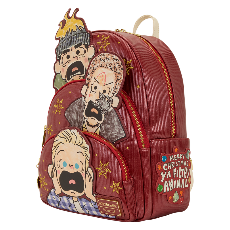 Home Alone Triple Pocket Mini Backpack, , hi-res view 4