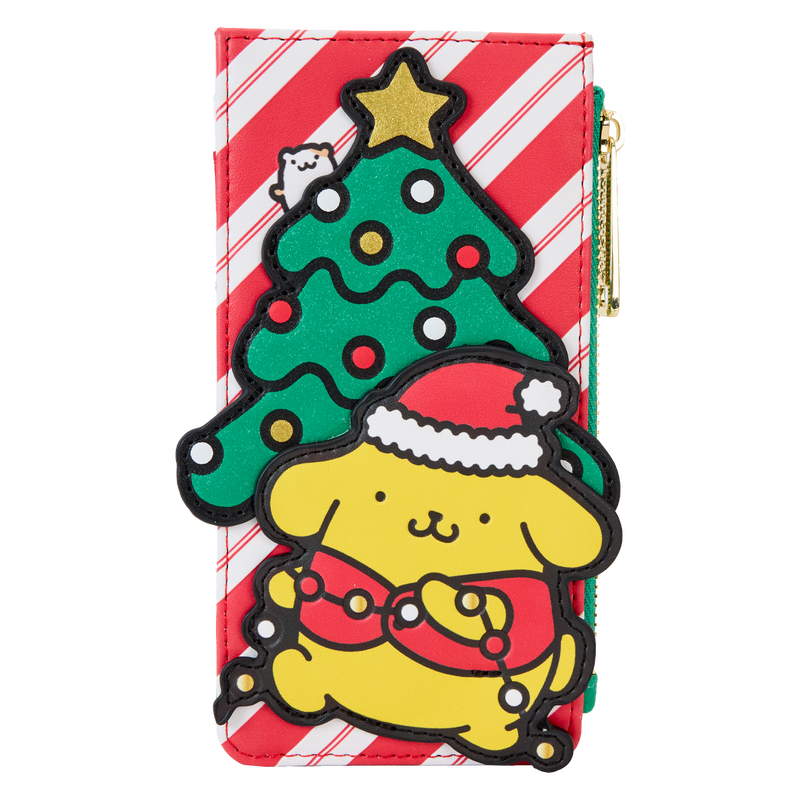 Sanrio Exclusive Pompompurin Santa Hat Large Card Holder, , hi-res view 1