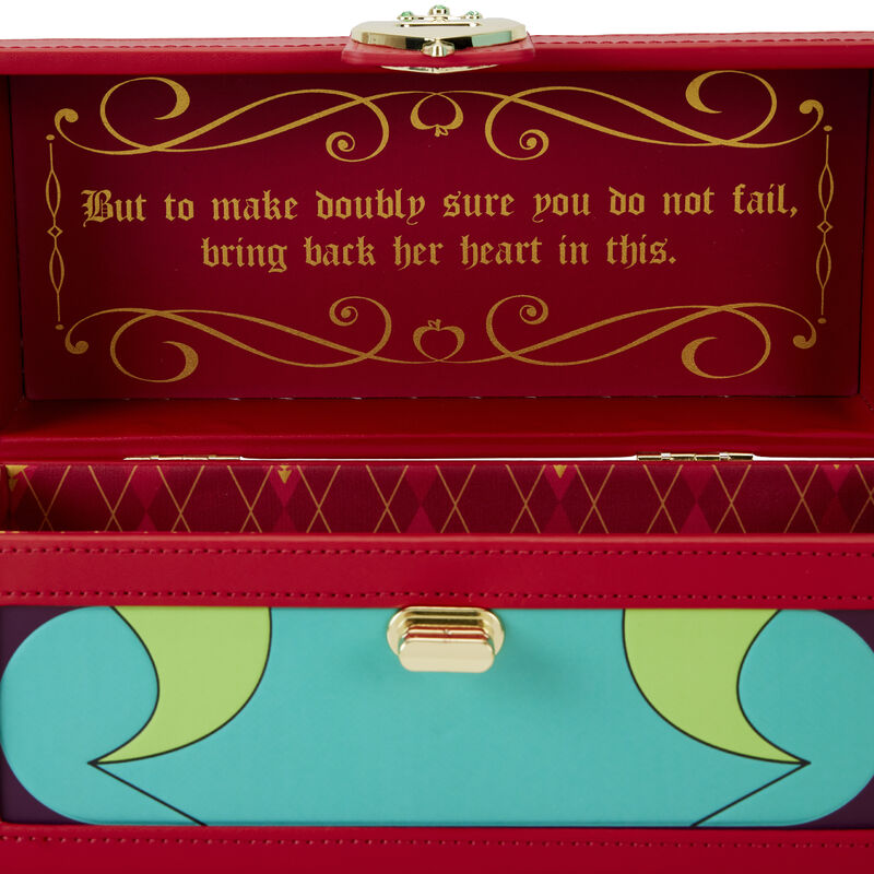 Stitch Shoppe Snow White Exclusive Evil Queen Heart Box Figural Crossbody Bag, , hi-res view 9