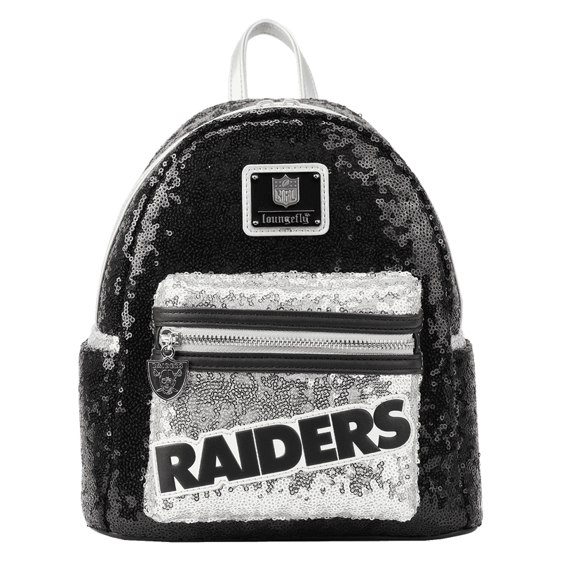 NFL Las Vegas Raiders Sequin Mini Backpack, , hi-res view 1