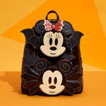 Limited Edition Mickey & Minnie Bat Double Pocket Glow Mini Backpack, , hi-res view 2