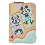 Mickey & Minnie Beach Fun Zip Around Wallet, , hi-res view 1