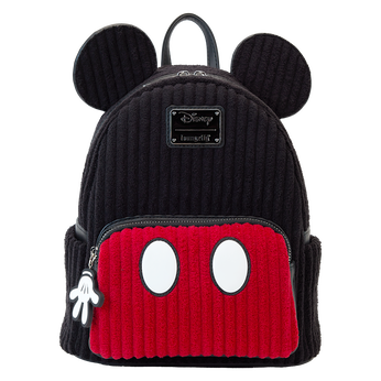 Mickey Mouse Exclusive Plush Corduroy Cosplay Mini Backpack, Image 1