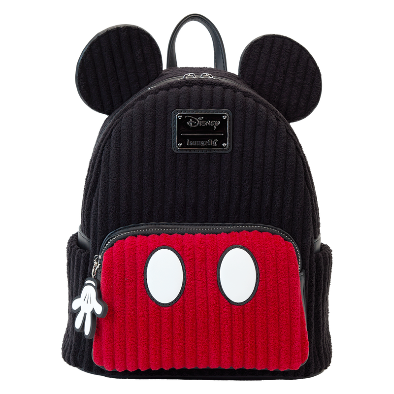 Mickey Mouse Exclusive Plush Corduroy Cosplay Mini Backpack, , hi-res view 1