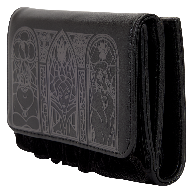 Disney Villains Stained Glass Trifold Wallet, , hi-res view 4