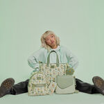 Peter Pan Tinker Bell Clover All-Over Print Tote Crossbody Bag With Coin Bag, , hi-res view 3