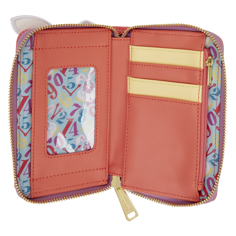 Alice in Wonderland White Rabbit Zip Around Wallet, , hi-res view 6